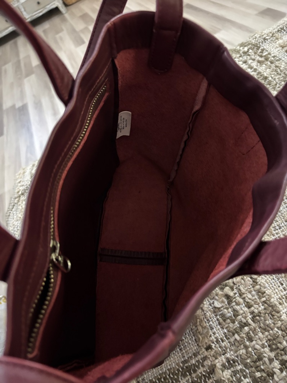 BAGGU Box Mulberry 
 Leather Top-Handle Tote Crossbody Bag - Picture 11 of 16